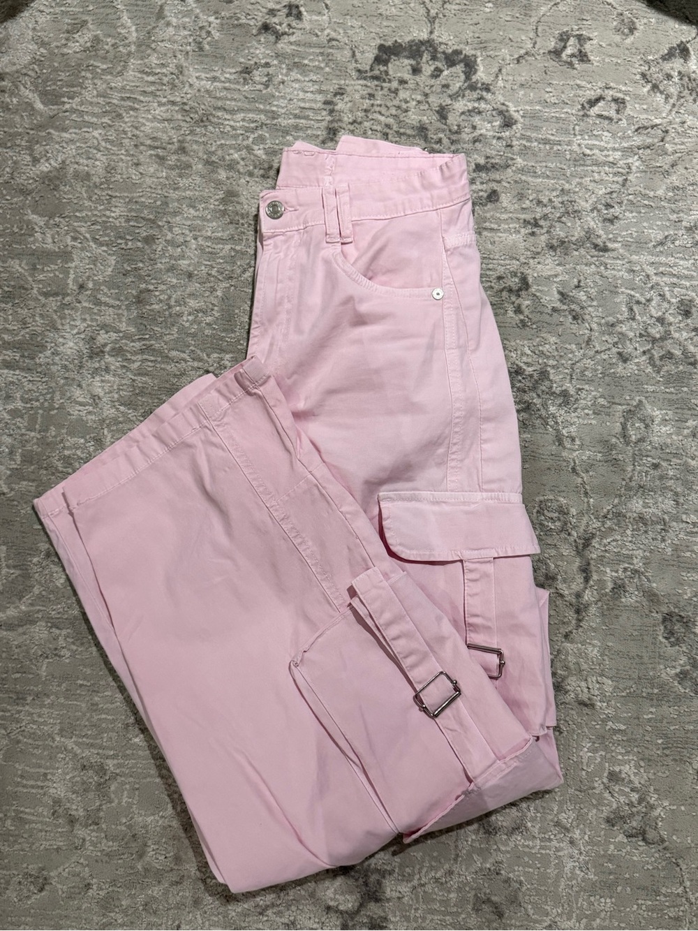 Zara - Pink Cargo Pants for Women - NWOT